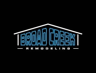 Broad Creek Remodeling logo design by maserik