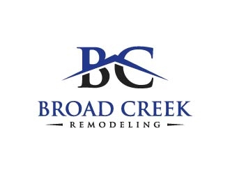 Broad Creek Remodeling logo design by maserik