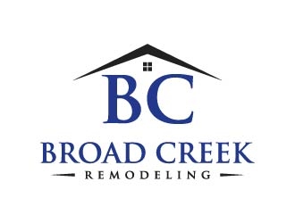 Broad Creek Remodeling logo design by maserik