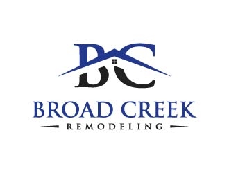 Broad Creek Remodeling logo design by maserik