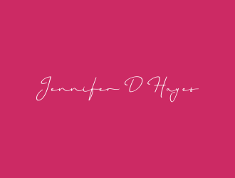 Jennifer D Hayes logo design by afra_art