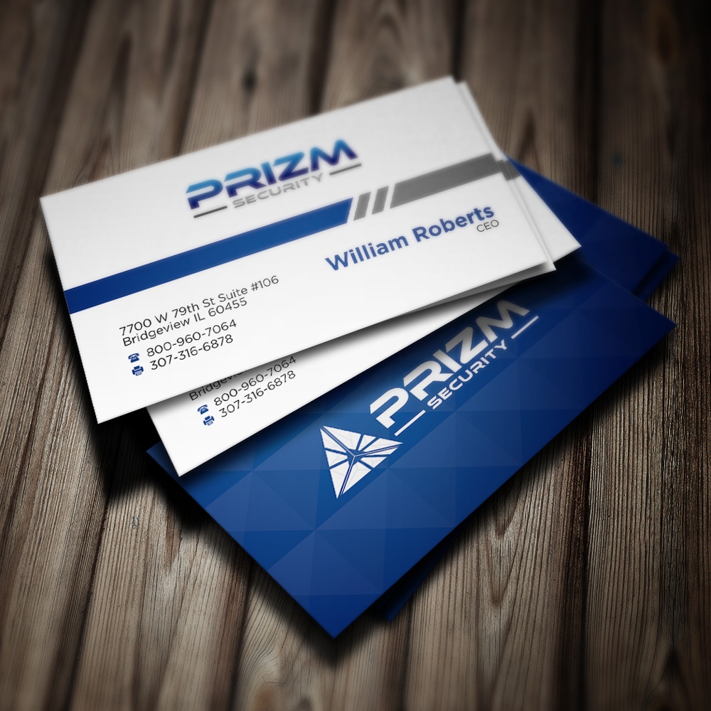 Prizm Security logo design by mletus
