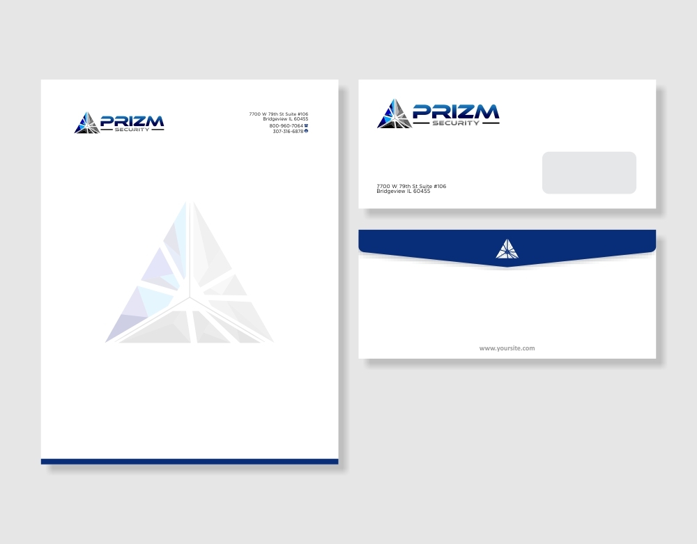 Prizm Security logo design by mletus