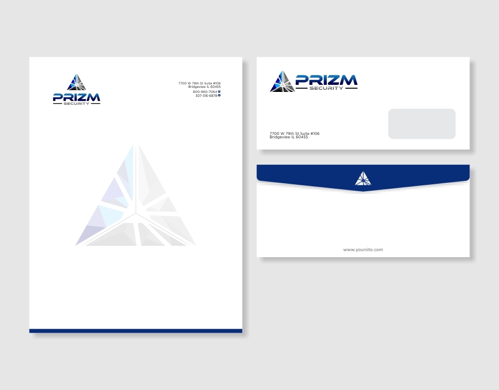 Prizm Security logo design by mletus