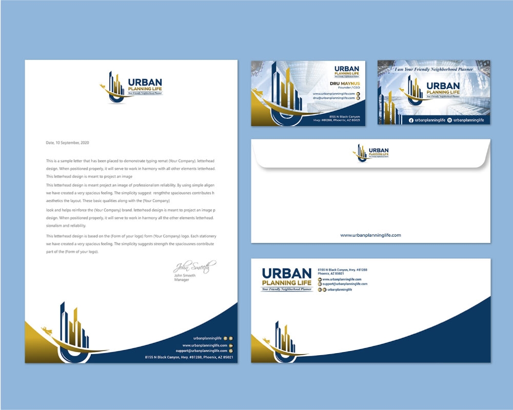 Urban Planning Life  logo design by Boomstudioz