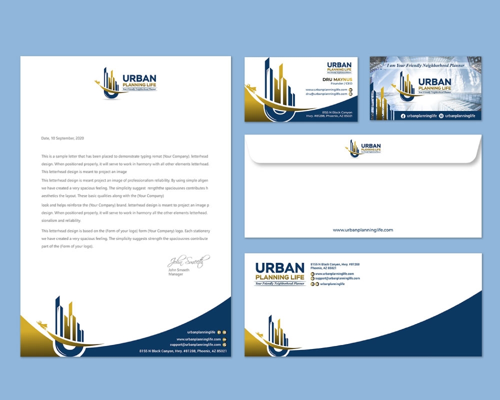 Urban Planning Life  logo design by Boomstudioz