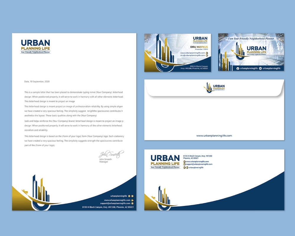 Urban Planning Life  logo design by Boomstudioz
