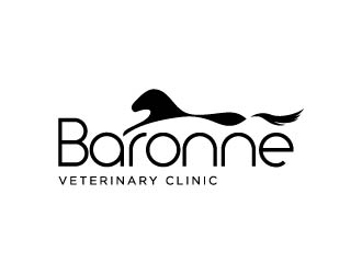 Baronne Veterinary Clinic logo design by hwkomp