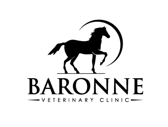 Baronne Veterinary Clinic logo design by Marianne