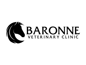 Baronne Veterinary Clinic logo design by Kirito