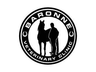 Baronne Veterinary Clinic logo design by KDesigns