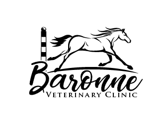 Baronne Veterinary Clinic logo design by THOR_