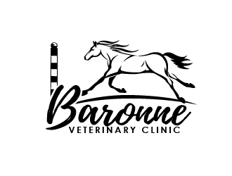 Baronne Veterinary Clinic logo design by THOR_