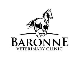 Baronne Veterinary Clinic logo design by aRBy