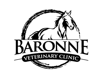 Baronne Veterinary Clinic logo design by aRBy