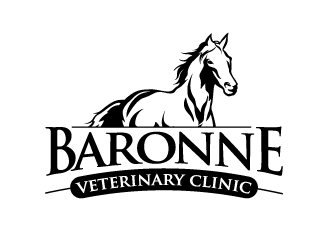 Baronne Veterinary Clinic logo design by aRBy