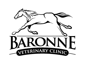 Baronne Veterinary Clinic logo design by aRBy