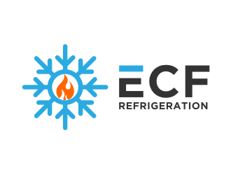 ECF REFRIGERATION logo design by hopee