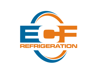 ECF REFRIGERATION logo design by rief