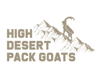 High Desert Pack Goats logo design by nona