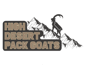 High Desert Pack Goats logo design by nona