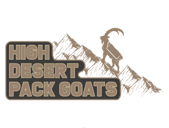 High Desert Pack Goats logo design by nona