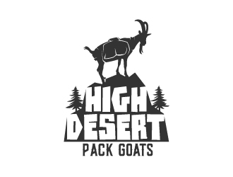 High Desert Pack Goats logo design by Krafty