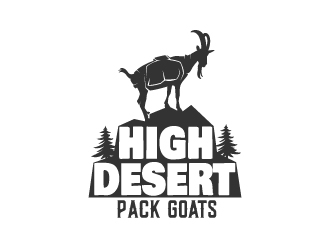 High Desert Pack Goats logo design by Krafty