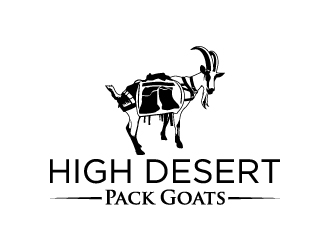 High Desert Pack Goats logo design by iamjason