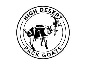 High Desert Pack Goats logo design by iamjason
