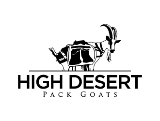 High Desert Pack Goats logo design by iamjason