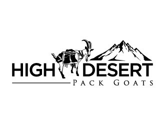 High Desert Pack Goats logo design by iamjason