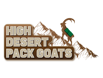 High Desert Pack Goats logo design by nona