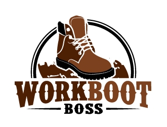 Work Boot Boss logo design by LogOExperT