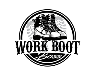 Work Boot Boss logo design by kreativek