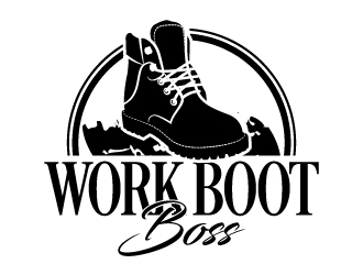 Work Boot Boss logo design by LogOExperT