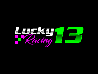 Lucky 13 Racing logo design by kopipanas