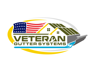 Veteran Gutter Systems logo design by mutafailan