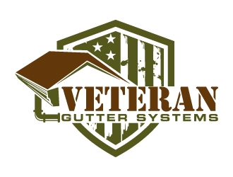 Veteran Gutter Systems logo design by LogOExperT