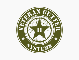 Veteran Gutter Systems logo design by berkahnenen