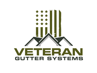 Veteran Gutter Systems logo design by kunejo