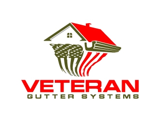 Veteran Gutter Systems logo design by MUSANG