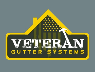 Veteran Gutter Systems logo design by aRBy