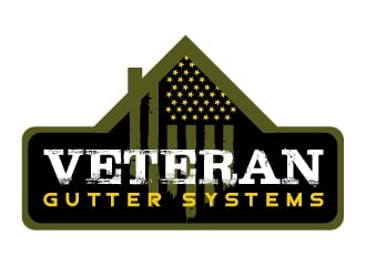 Veteran Gutter Systems logo design by aRBy