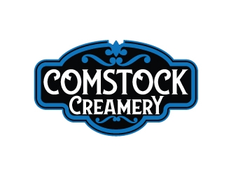 Comstock Creamery logo design by yans