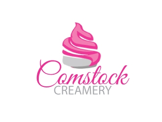 Comstock Creamery logo design by AamirKhan