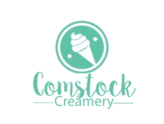 Comstock Creamery logo design by AamirKhan