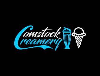 Comstock Creamery logo design by semar
