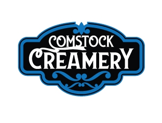 Comstock Creamery logo design by yans