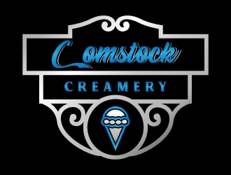 Comstock Creamery logo design by MUSANG